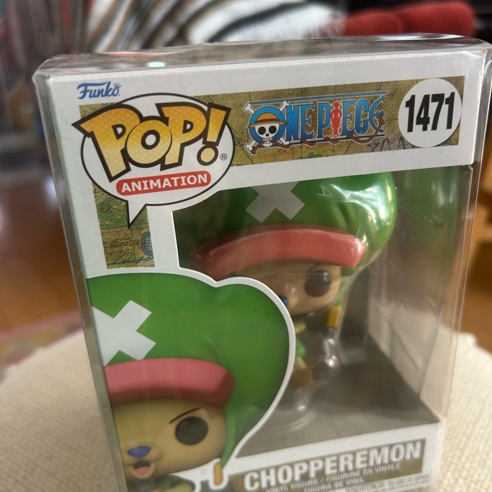 Funko Pop! Vinyl Choppermon Flocked #1471 With Protector One Piece (Exclusive) - Picture 6 of 11